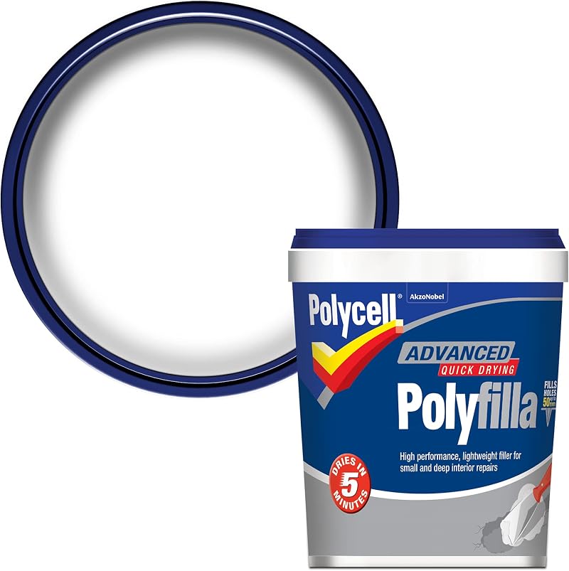 Polycell Advanced Polyfilla 600ml Lightweight Filler Deep Holes One Fill