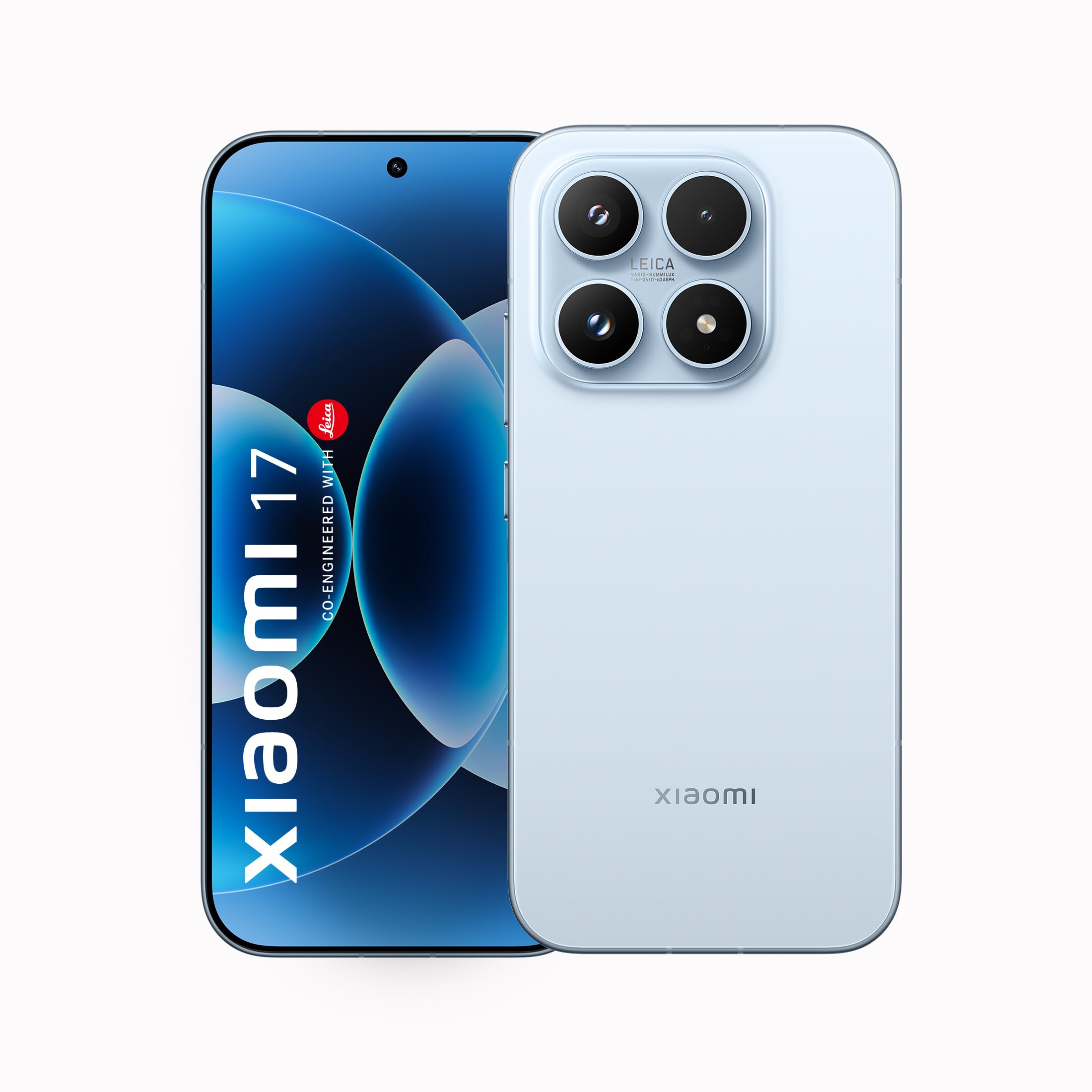 XIAOMI 17 (12GB/512GB)|50MP Leica Triple Camera|Snapdragon 8 Elite Gen 5|6.3" CrystalRes 1-120Hz AMOLED|6330mAh Battery|100W HyperCharge HyperOS 3|3500nits Display| Ice Blue Edition
