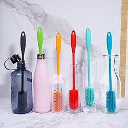 Purtribe Silicone Bottle Brush, Water Bottle