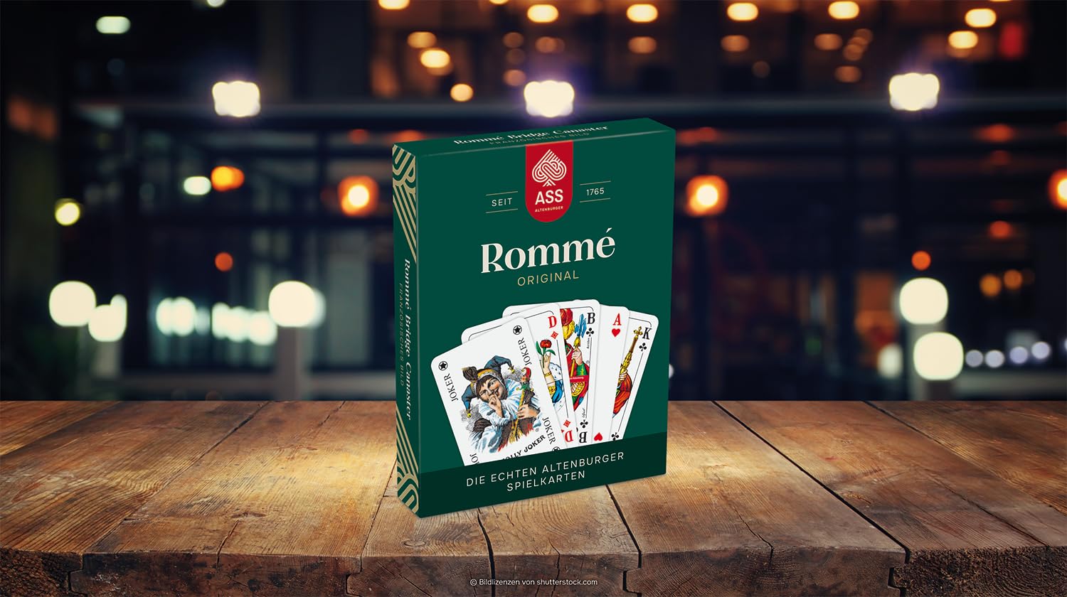ASS Altenburger Rommé, französisches Bild, 2 Kartendecks je 55 Blatt (110 Karten inkl. 6 Joker) 5