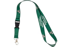 Desert Cactus Wright State University Lanyard WSU Raiders Car Keys ID Badge Holder Keychain Detachable Breakaway Snap Buckle (Green)