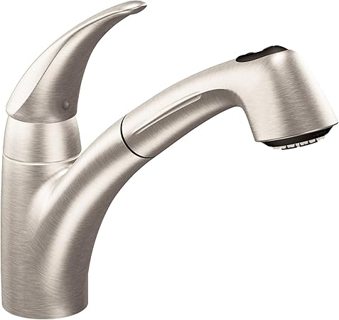 Moen 7560srs Extensa One Handle Low Arc Pullout Kitchen Faucet