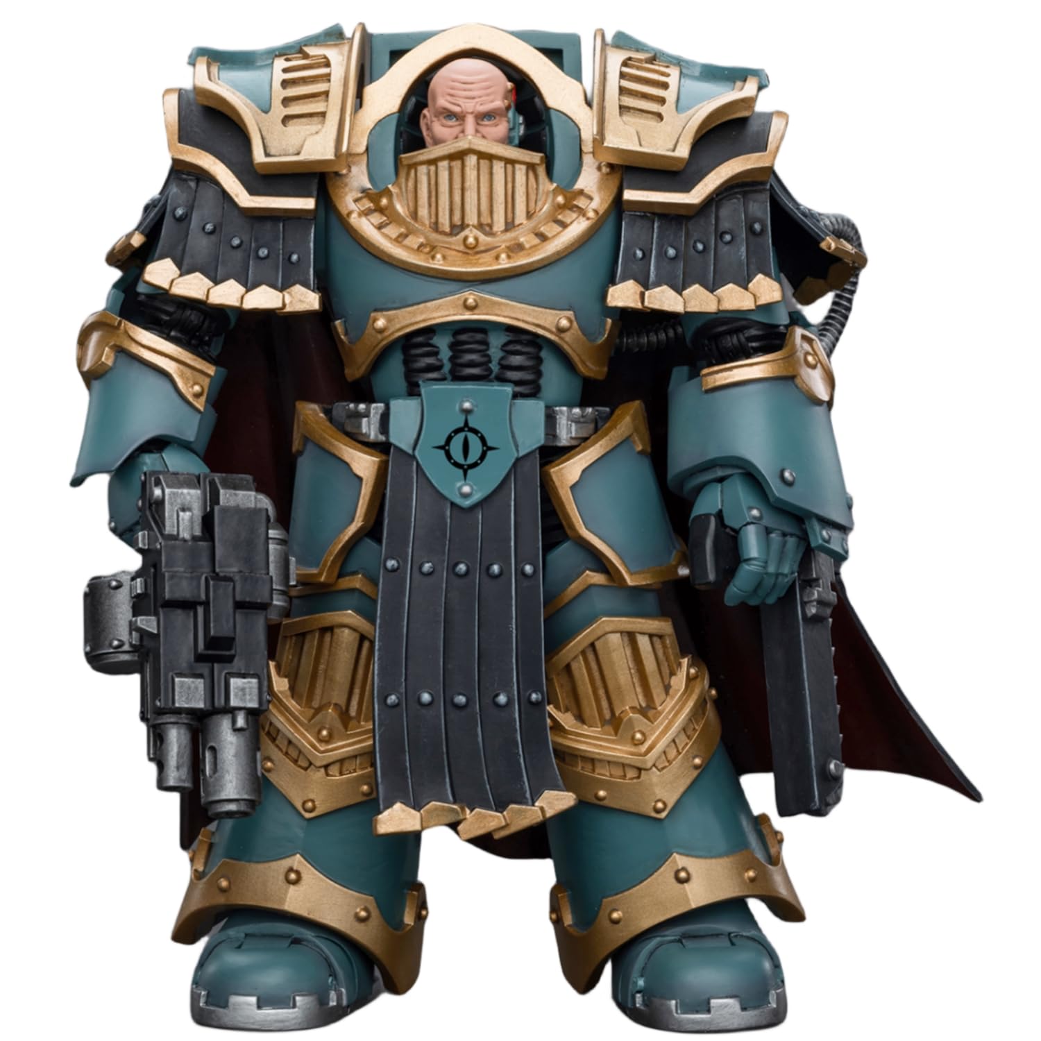 HiPlay JoyToy Warhammer The Horus Heresy Collectible Figure: Sons of Horus Legion Praetor in Cataphractii Terminator Armour 1:18 Scale Action Figures JT9619