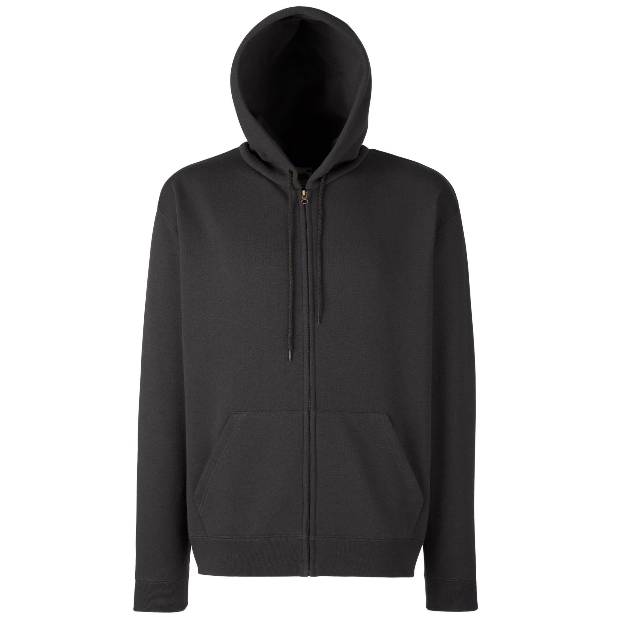 Fruit of the Loom Chaqueta tipo sudadera con capucha para hombre (L) (Carbón vegetal)