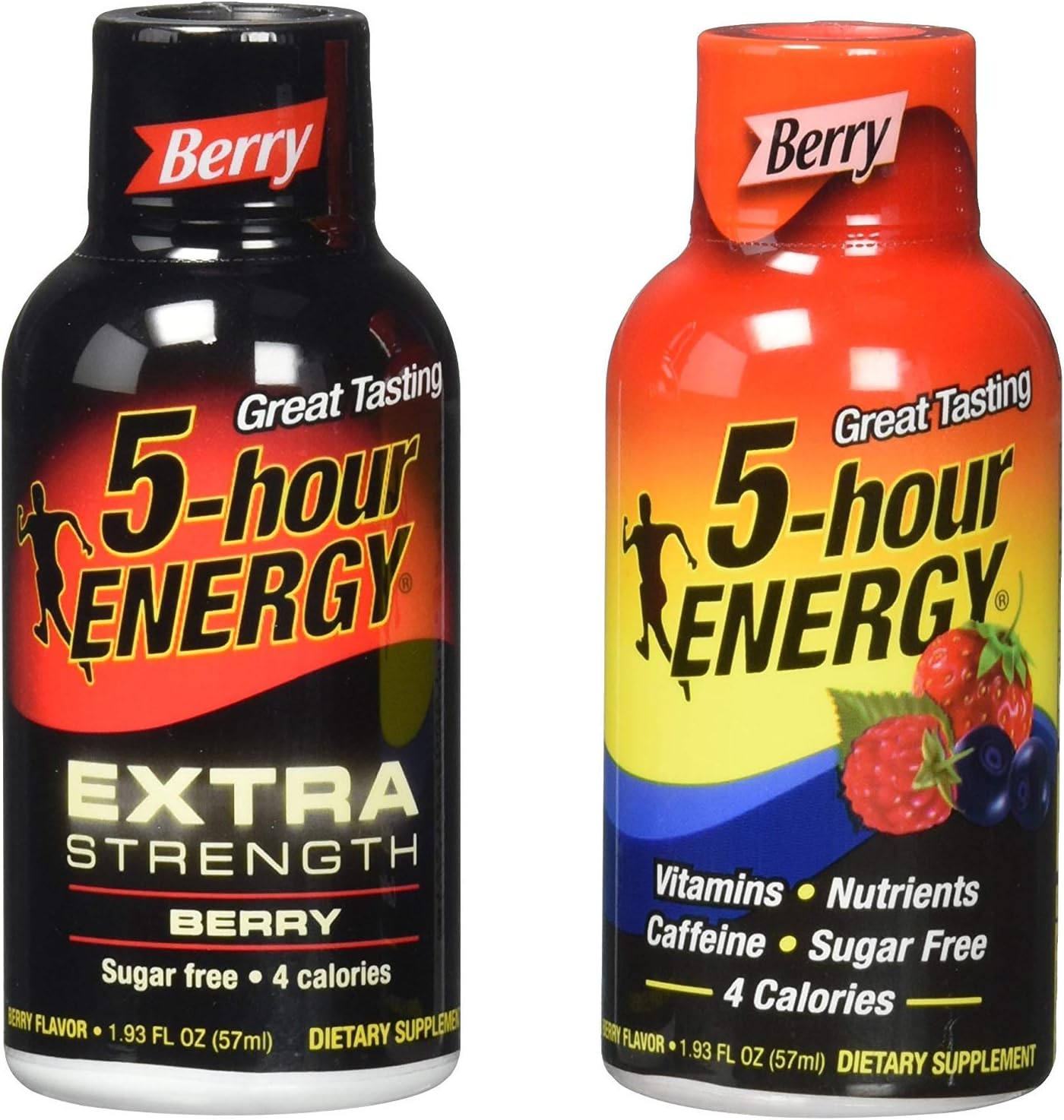 5 Hour Energy and 5 Hour Extra Strength, Combo Pack, 1.93-Fluid Ounces Box, 12-Count: Health & Personal Care