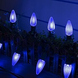 C9 Led Christmas String Lights, 20 Led 25.75 Feet