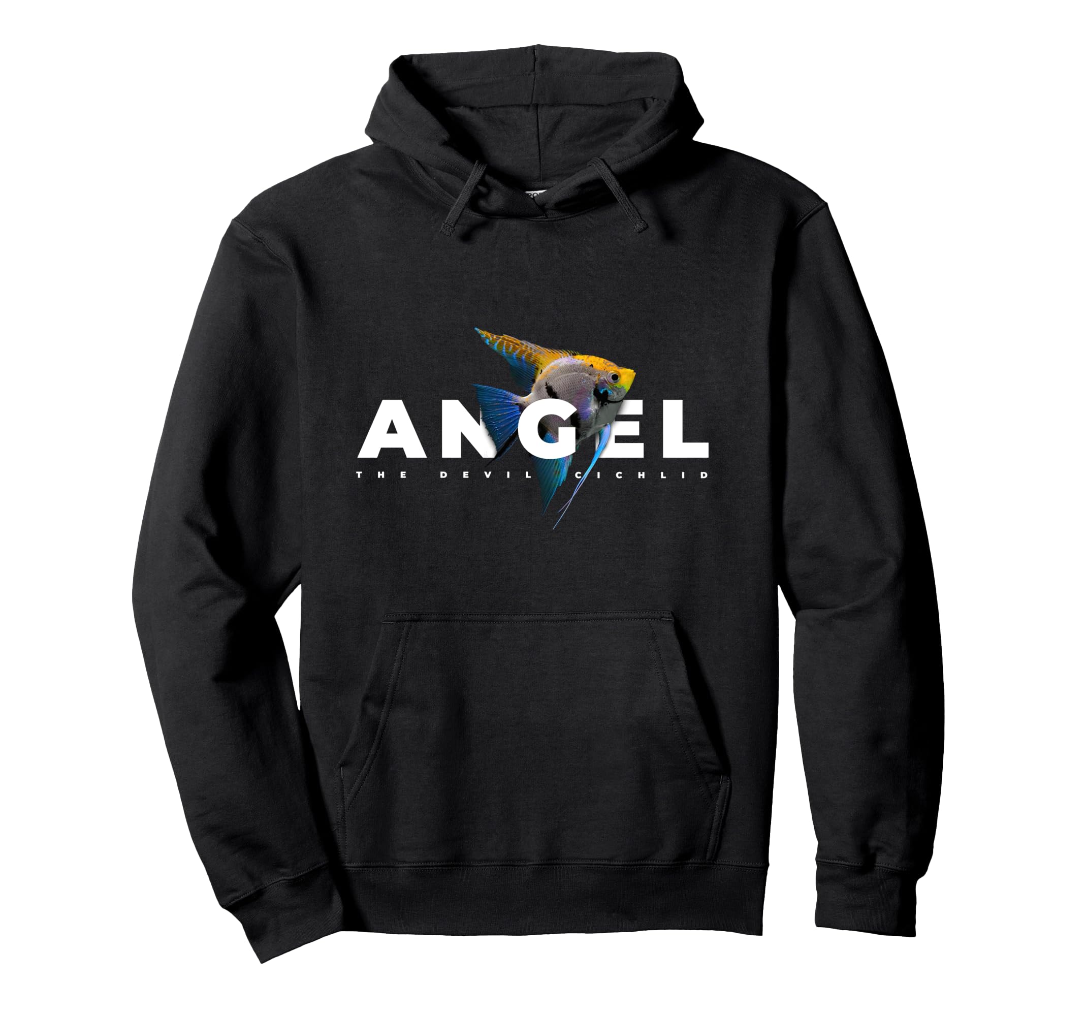 Angelfish Cichlid Aquarium Fish Pullover Hoodie