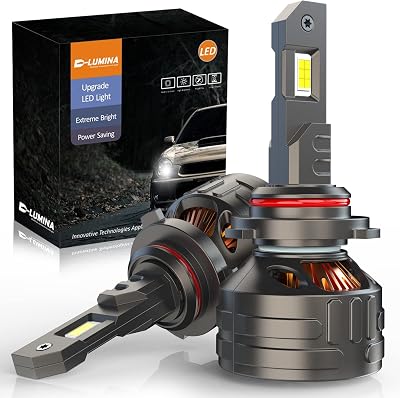 D-Lumina 9012/HIR2 LED Headlight Bulbs 120W 30000LM 6500K Pack of 2