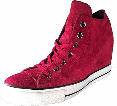 women's converse chuck taylor lux mid hidden platform wedge