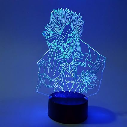 Amazoncom Qiandong1 Batman Joker 3d Led Night Light Rgb