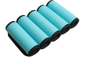 BAGSWEET Luggage Handle Wrap for Suitcase/Carry On/Backpacks-Neoprene Luggage Handle Wraps Bright Luggage Identifiers/Tags/Spotter/Markers Travel Accessories/Essentials-Aqua