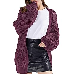 ADJHDFH Chunky Knit Sweater Cashmere Cardigan