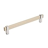 Amerock | Cabinet Pull | Silver Champagne/Polished