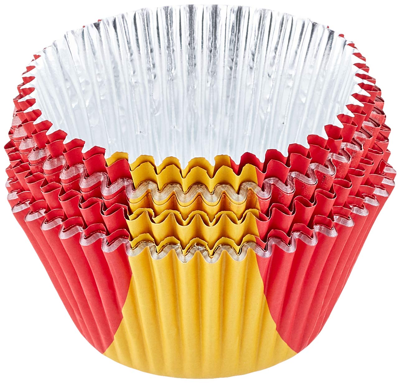 Staedter 50 Piece Spain Paper Baking Tray, Aluminum Coated, Multi-Colour, 30 x 5 x 3.5 cm