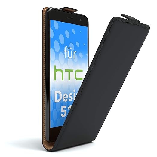 EAZY CASE HTC Desire 510 Hülle Flip Cover zum Aufklappen, Handyhülle aufklappbar, Schutzhülle, Flipcover, Flipcase, Flipstyle
