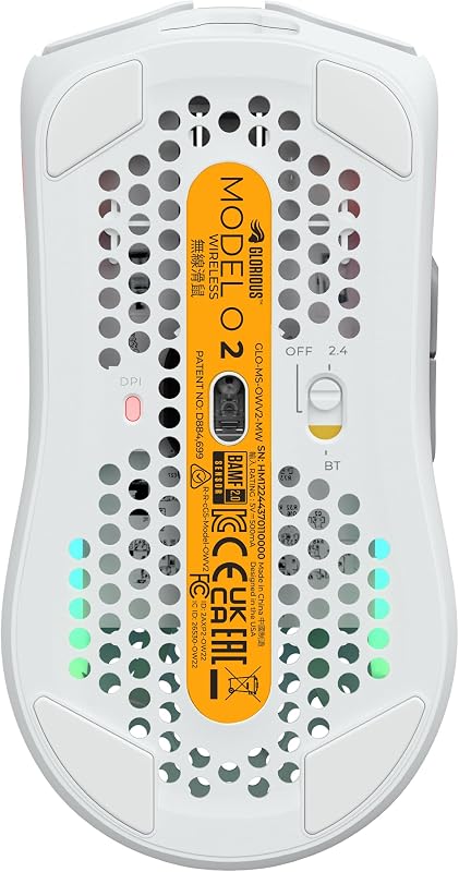 Model O 2 Wireless Gaming-Maus, 68g, BAMF 2.0 Sensor, in Mattweiß