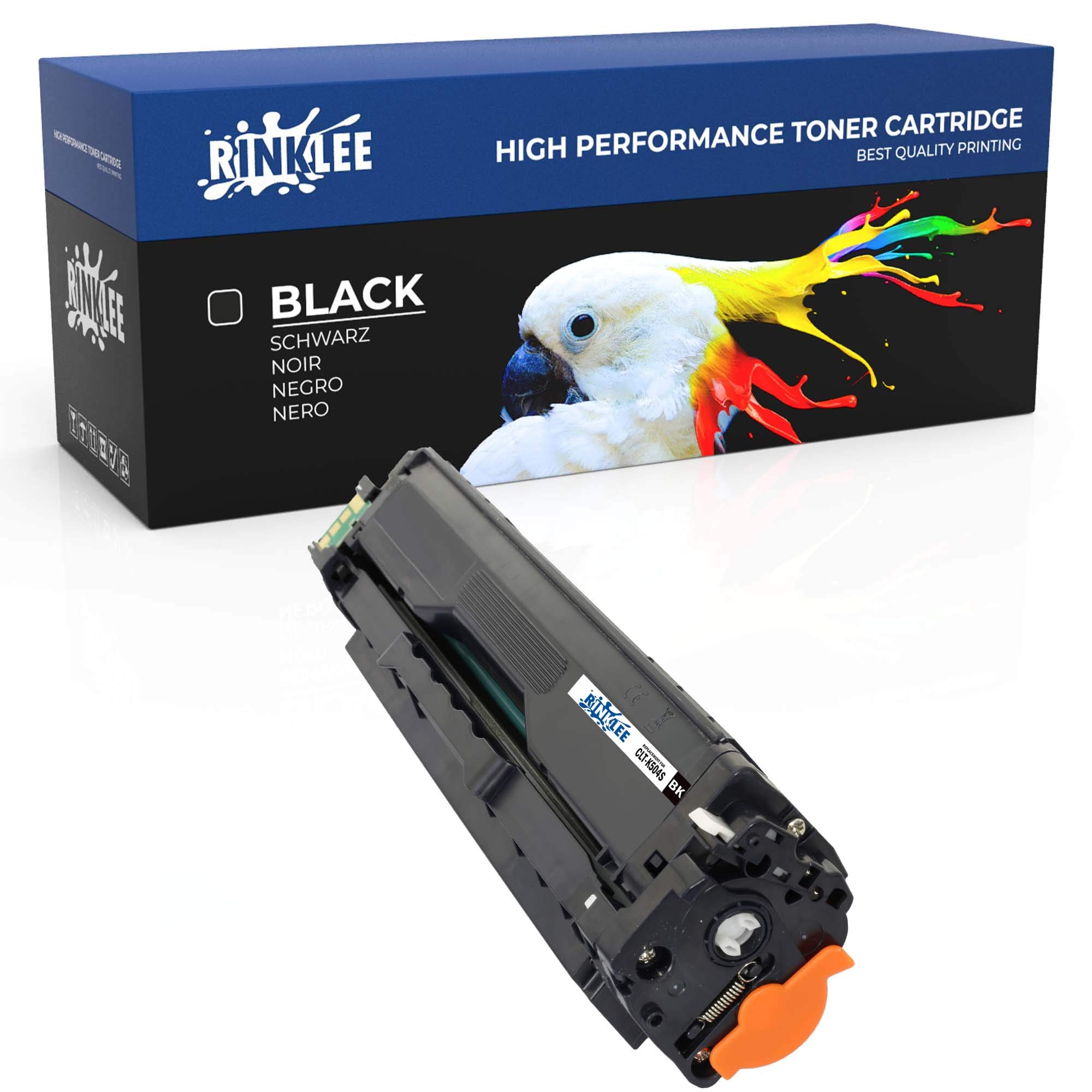RINKLEE CLT-K504S Toner Cartridge Compatible with Samsung Xpress SL-C1810W SL-C1860FW CLX-4195FN CLX-4195N CLX-4195FW CLP-415N CLP-415NW | High Yield 2500 Pages | BLACK