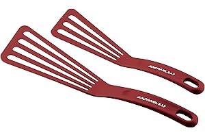 Rachael Ray KitchenTools and Gadgets Nylon Cooking Utensils / Spatula / Fish Turners - 2 Piece, Rose
