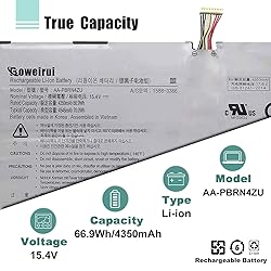 66.9Wh AA-PBRN4ZU Laptop Battery for Samsung Galaxy