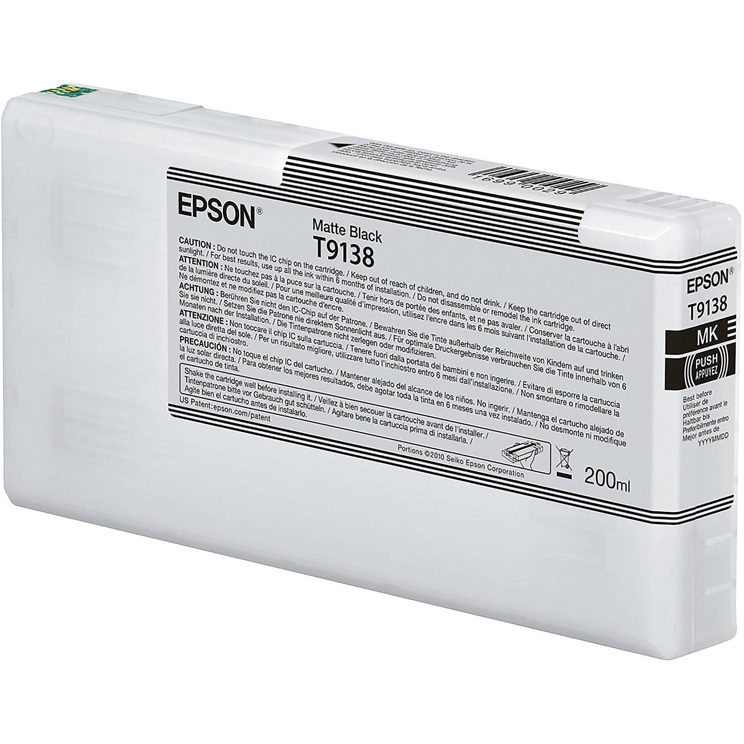 Epson C13T913800 Ink Cartridge - Matte Black