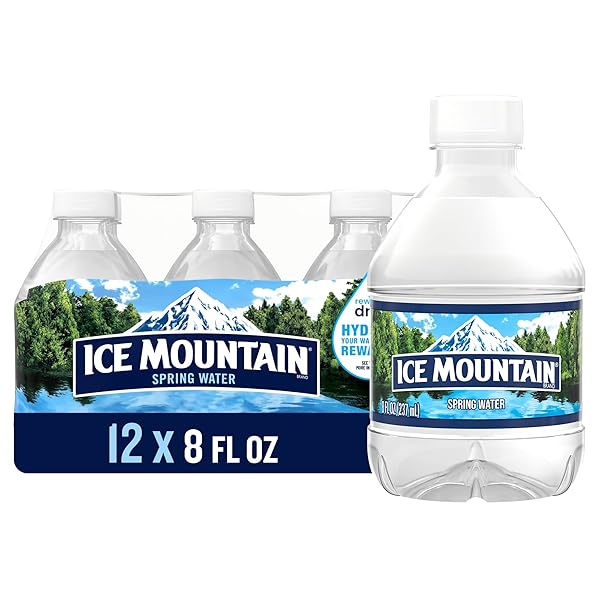 ICE MOUNTAIN SPRING WATER, 12 PACK – REFRESHING...