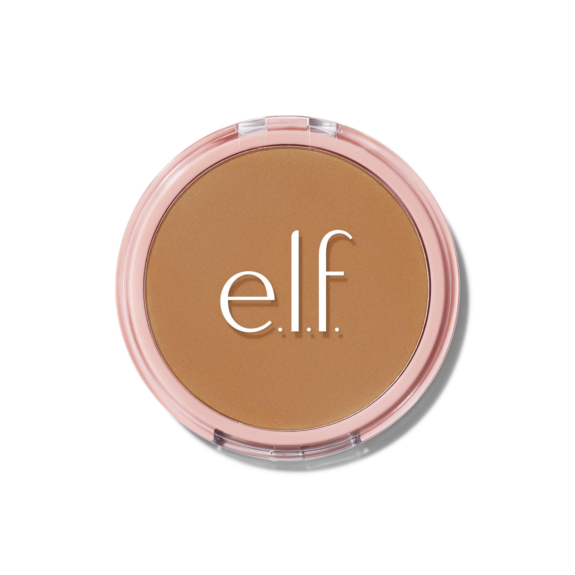 e.l.f. Halo Glow Powder Filter, Pressed Finishing Powder, Buildable Coverage, Crease-Resistant, Blurs the Appearance of Pores, With Velour Puff and Mirror, Vegan & Cruelty-Free, Tan Neutral Warm