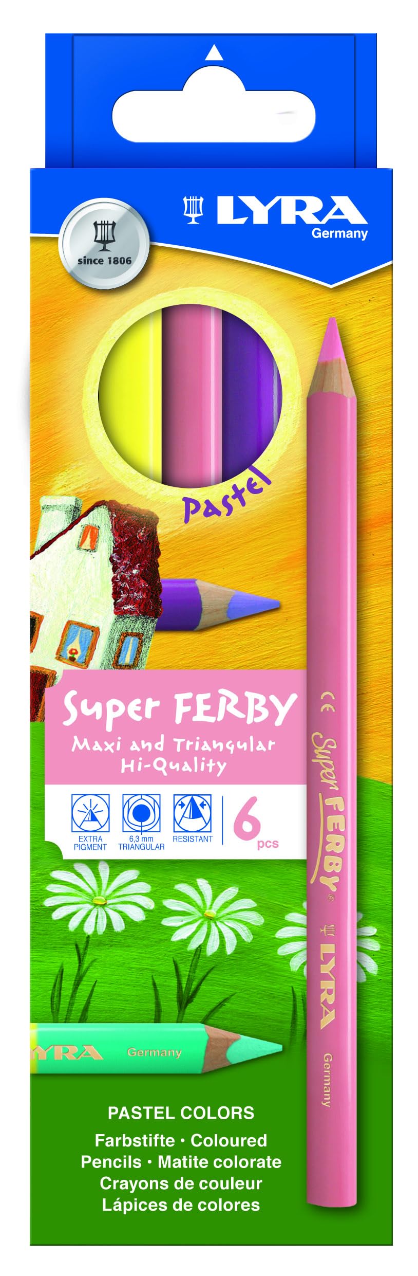 Lyra Super Ferby Colour Pencils, Assorted