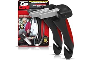 EMSON Original Car Cane 2Pk – All in 1 Car Handle Assist for Elderly Car Door Handle, Seat Belt Cutter, Window Breaker, Flashlight, Car Door Handle for Elderly Easy Exit