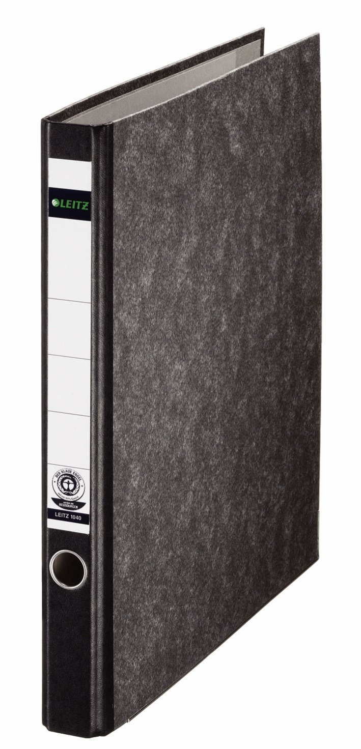 Leitz Esselte 10400000 Ring Binder Hard Cardboard 2 Rings A4 35 mm Black