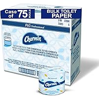 Bulk Toilet Paper for Businesses by Charmin Professional, Individually Wrapped for Commercial Use, 2-ply Standard Roll…