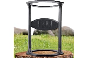 GARDRIT Wood Splitter Cast Steel Log Splitter, Heavy Duty Kindling Splitter Safety and Effcient Firewood Splitter Kindling Splitter Cracker Wood Splitter Wedge
