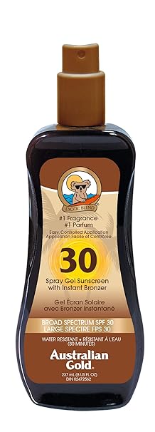 Australian Gold Sonnenschutz Spray with Bronzer SPF 30 plus, 237 ml