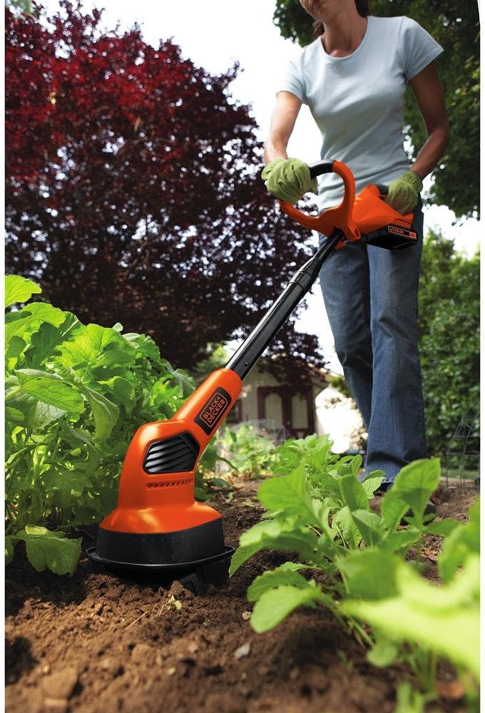 BLACK+DECKER 20V MAX Tiller, Tool Only (LGC120B) : Power Tillers : Garden & Outdoor