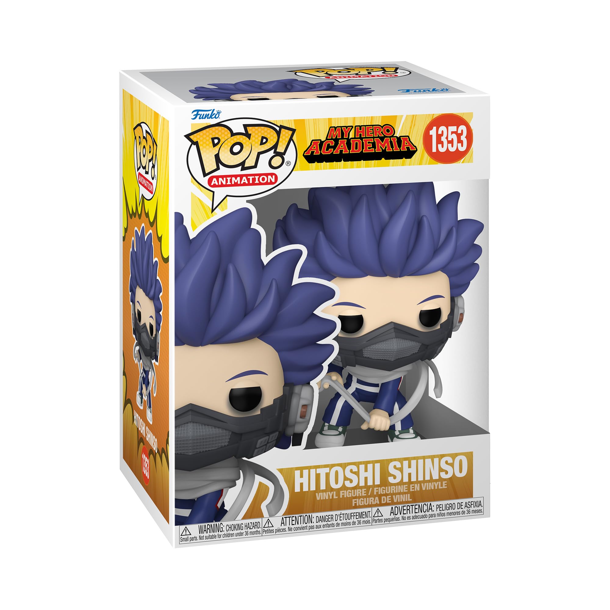 Funko POP! Animation: MHA - Hitoshi Shinso - 1/6 Odds for Rare Chase Variant - My Hero Academia - Collectable Vinyl Figure - Gift Idea - Official Merchandise - Toys for Kids & Adults - Anime Fans