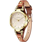 BUREI Women Watches Simple Leather Strap Watch Luxury Quartz Watches Small Thin Ladies Watch Bracelet Band Wristwatch Relogio Feminino