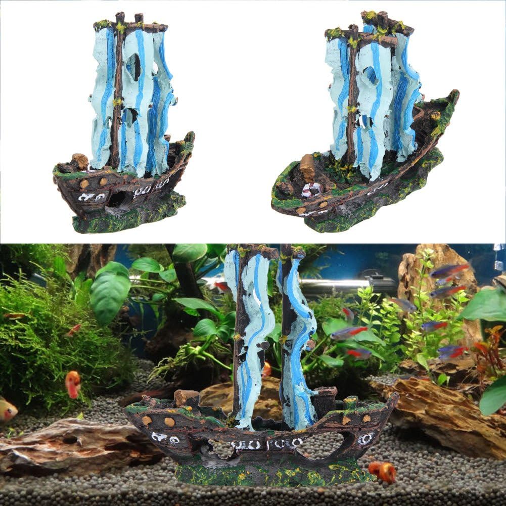 viking fish tank ornaments