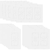 60PCS Wall Insulation Outlet Insulators Draft Sealers, Switch Plate Insulation EVA Foam Gasket for Wall, Light, Switch Socket