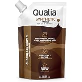 Qualia Synthetic Fabric Dye, Easy to Use, Perfect for Synthetic Fabrics: Polyester, Spandex, Nylon, and More, Ultra-Concentrated Colors for Vibrant Results, Chocolate Brown, 1 Pack