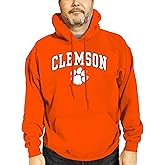 Campus Colors Long Sleeves NCAA Adult Arch & Logo Gameday Unisex Hooded Sweatshirt