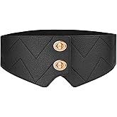 YooAi Wide Elastic Belt for Women Dresses Fashion Leather Corset Belt Stretch Cinch Waist Belt for Lady Girls