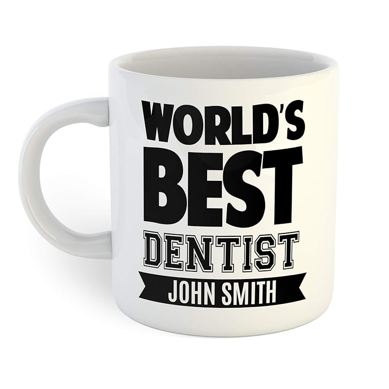 World's Best Dentist Coffee Mug Handmade
