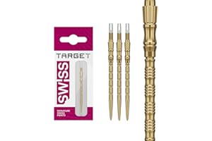 Target Darts Signature Swiss Point TRB | 3 Pack Set of Tips | 42MM – Gold | Change Dart Points, Swiss Point Technology, Profe