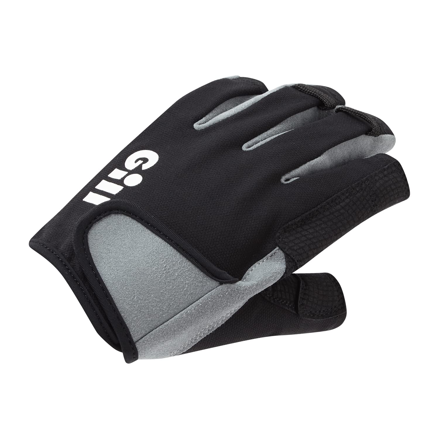 Gill Junior Deckhand Sailing Gloves - Short Finger with ¾ Length Fingers - 50+ UV Sun Protection & Water Repellent