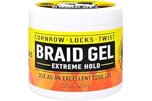 AllDay Locks Braid Gel (15 oz) | Extreme Hold, High Shine | Frizz & Flake-Free Edge Control | Tea Tree, Lavender, Peppermint Oil | Slick & Style Braids, Locks, Twists, Cornrows | 15 oz