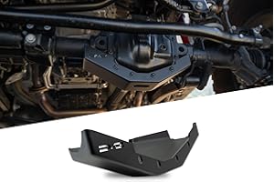 DV8 OFFROAD DV8 Front Differential Skid Plate for 2018-2025 Jeep Wrangler JL & 2020-2025 Gladiator JT | Protects the Front Differential & Pinion | 5mm Steel Construction | Fully Bolt-On | Powder Coated Black