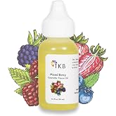 TKB Flavor Oil - DIY Cosmetics, Soaps, Body Care, Lip Gloss, Lipstick, Lip Balm, Unsweetened Flavoring Oil (Mixed Berry, 1 floz (30ml))
