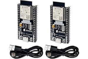 Freenove ESP32-WROOM Board (2 Pack) (Compatible with Arduino IDE), Onboard Wireless, Python C Code, Detailed Tutorial, Example Projects