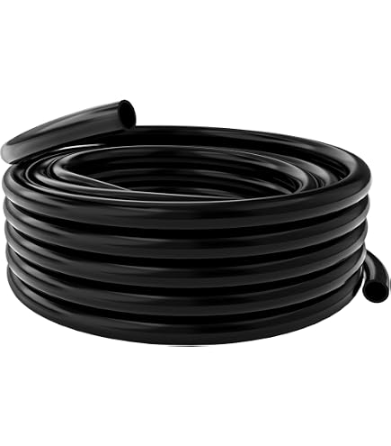 Siny 3 Ft (1 Meter) Clear PVC Air Hose Tubing - 9mm ID / 13mm OD For Aquarium, Pond, Garden