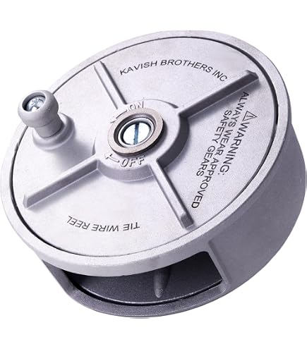 Bon 12-369 Cast Aluminum Tie Wire Reel - 6.25 Inch Diameter With Steel Reinforced Parts