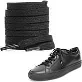 UamGlsob Cotton Shoe Laces for Common Projects Achilles, Tournament, Retro | Premium 7mm Flat Shoelaces, Dense Cotton Weave Shoe Strings Replacement Laces, Low-Shine Finish, Secure Knot Hold